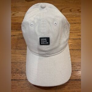 Love Your Melon Corduroy Cap with Black Logo Patch